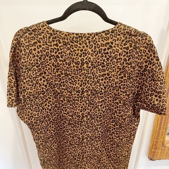 Vintage Elements Leopard Print Button Down - S - Picture 3 of 4
